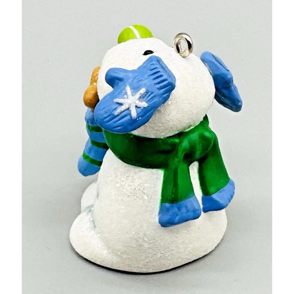 Hallmark Keepsake First Snow Tasty Little Treat Dog Christmas Ornament Lot‎ of 2